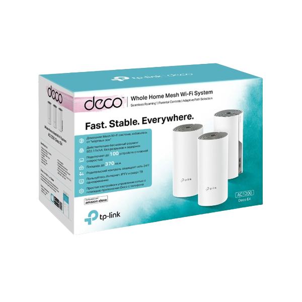 TP-Link Deco E4 /AC1200 (3-pack) Toshkentda - fotosurat