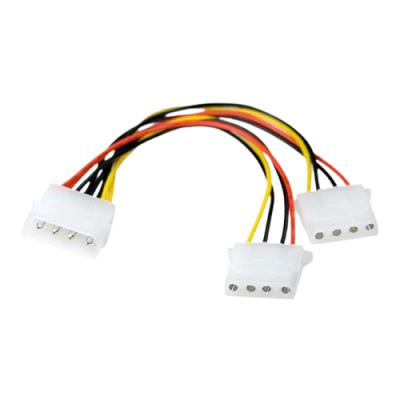 Molex 4 pin (M) на Molex (F) 2x