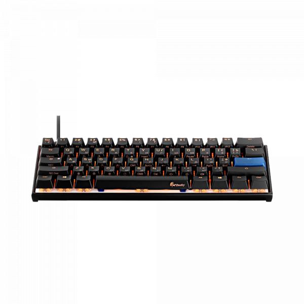 Ducky Mecha Mini [Cherry MX Blue] Aluminium Black RU в Ташкенте - фото