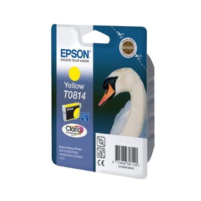 Epson T0814 C13T11144A10 Yellow [для Stylus Photo R270/R290/R390/RX590/RX610/RX690/1410]