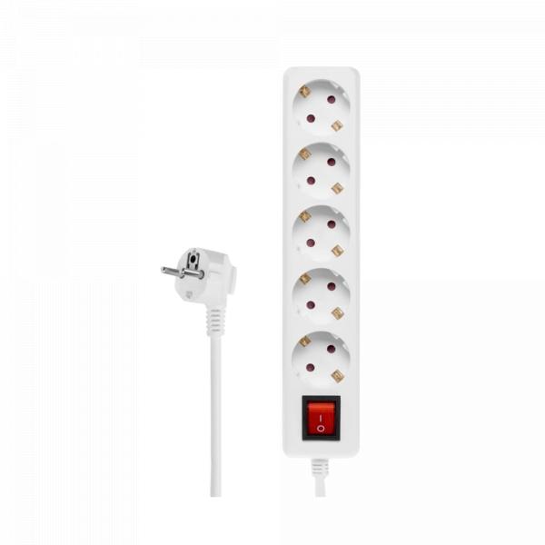 2E 5 sockets / 1.8м / White Toshkentda - fotosurat