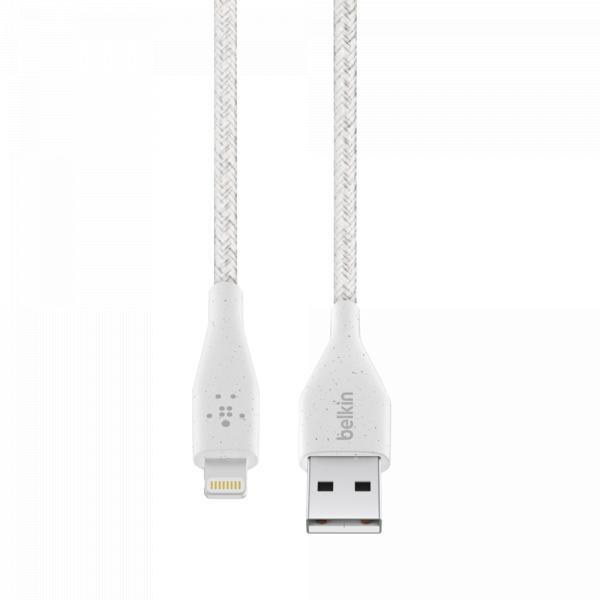 Belkin DuraTek Plus Lightning 1.2m White в Ташкенте - фото