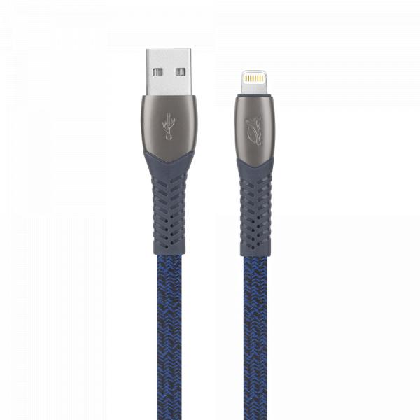 Rivacase PS6101 BL12 MFi 1.2m Lightning Blue в Ташкенте - фото