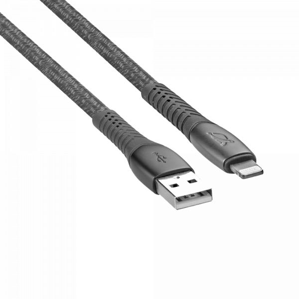 Rivacase PS6101 GR12 MFi 1.2m Lightning Grey в Ташкенте - фото