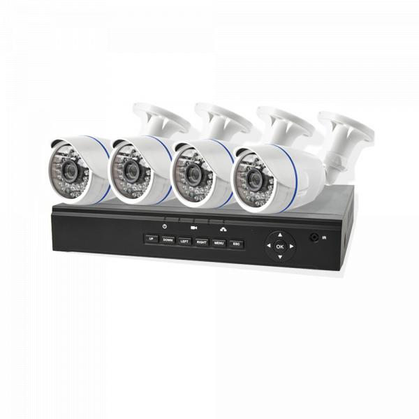 IP-Cam Bullet-камеры POE 1080P 4/1 + видеорегистратор NVR POE в Ташкенте - фото