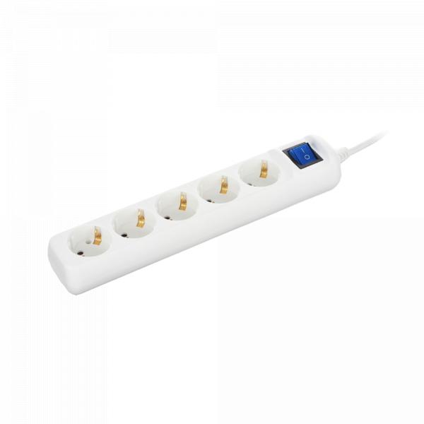 2E 5 sockets / 5m / White в Ташкенте - фото