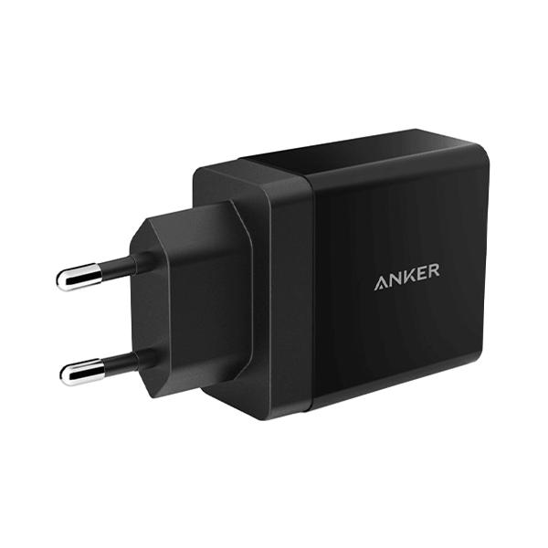 Anker PowerPort 2 USB 24W Black Toshkentda - fotosurat