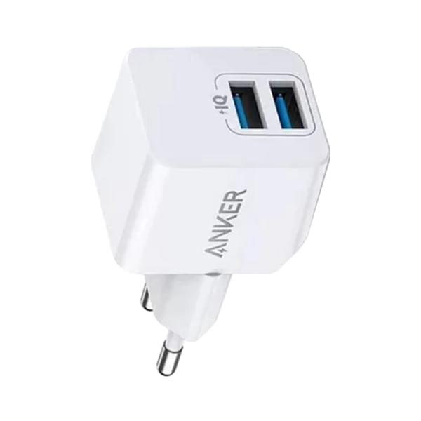 Anker PowerPort Mini 2-Pack Dual 12W White в Ташкенте - фото
