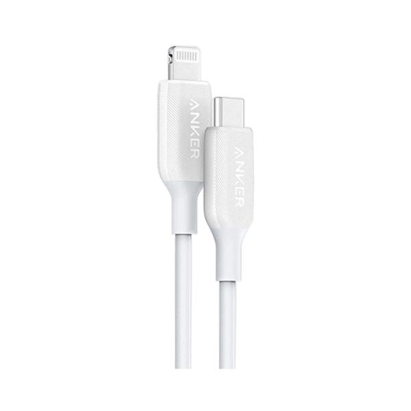 Anker PowerLine III Type-C / Lightning 0.9m White в Ташкенте - фото