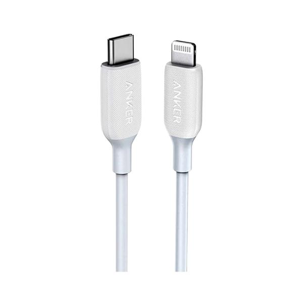Anker PowerLine III Type-C / Lightning 0.9m White в Ташкенте - фото