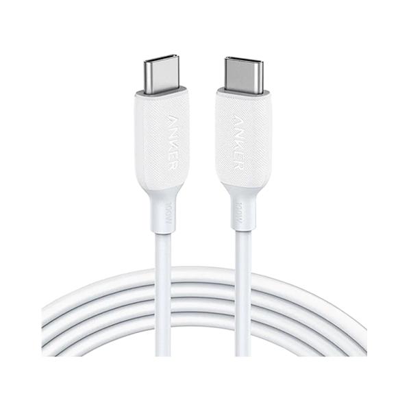 Anker PowerLine III Type-C / Type-C 0.9m White в Ташкенте - фото