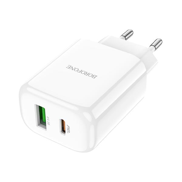 Borofone BN4 Potential (USB-A 18W/USB-C 20W) +Cable Type C / Lightning Toshkentda - fotosurat