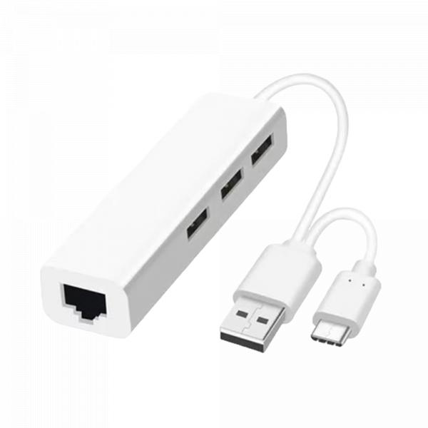 T-3610 / 3-Port / USB 2.0 +RJ45 в Ташкенте - фото