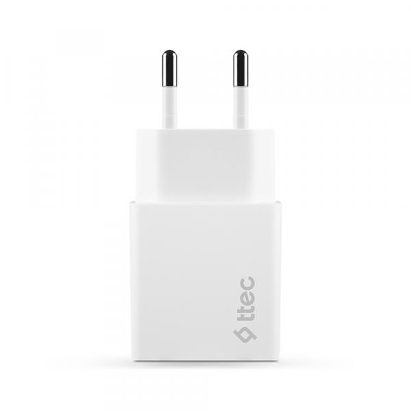 TTEC SmartCharger +Lightning Cable White Toshkentda - fotosurat