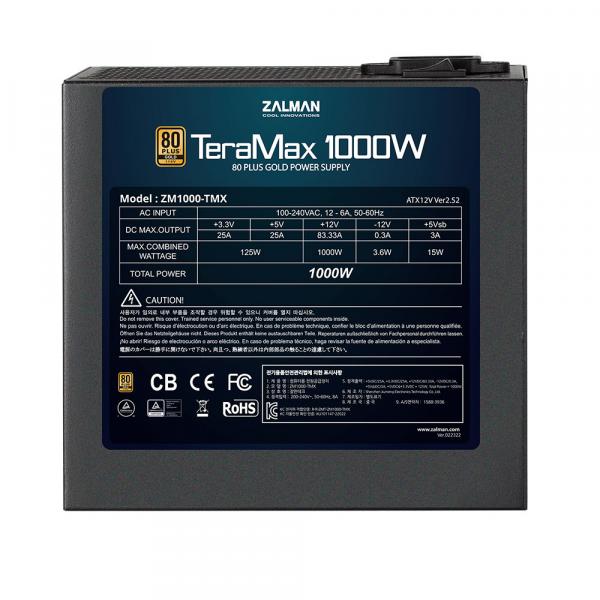 Zalman TeraMax 1000W / 80+ Gold в Ташкенте - фото