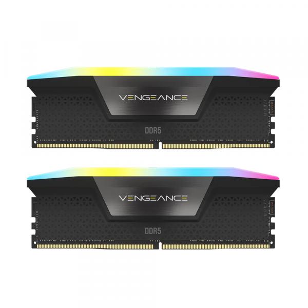 Corsair VENGEANCE RGB 32GB (2x16GB) DDR5/6000MHz C40 Black в Ташкенте - фото