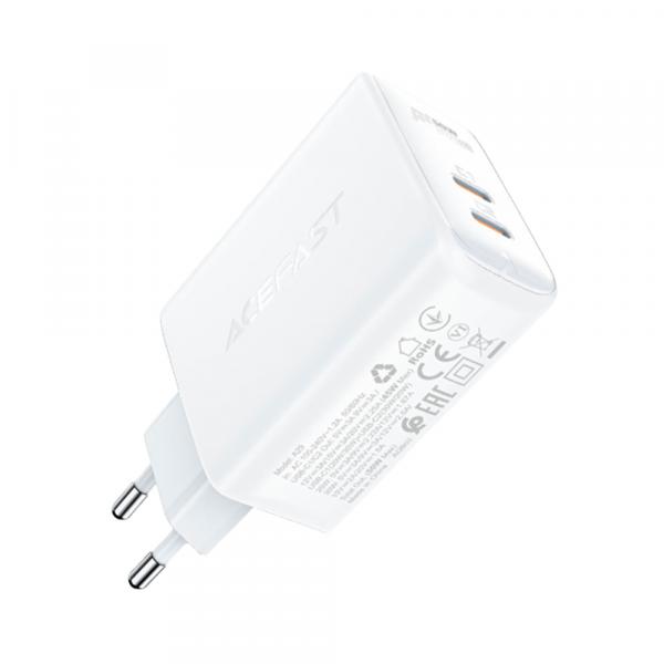 Acefast A29 GaN PD50W (2xUSB-C) White в Ташкенте - фото