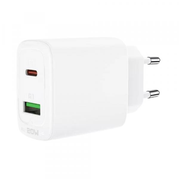Acefast A25 PD20W (USB-C/USB-A) White в Ташкенте - фото