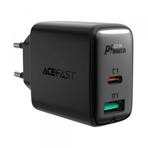 Acefast A5 PD32W (USB-C/USB-A) Black в Ташкенте - фото