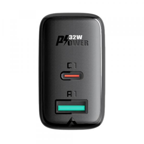 Acefast A5 PD32W (USB-C/USB-A) Black в Ташкенте - фото