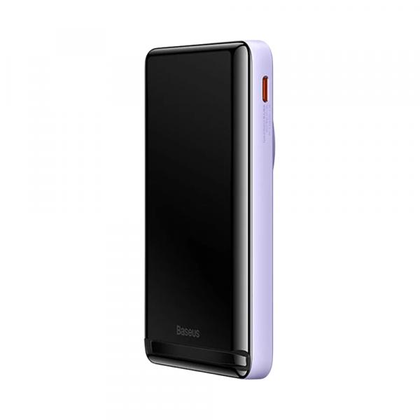 Baseus Magnetic Bracket Wireless 10000 mAh 20W Purple в Ташкенте - фото