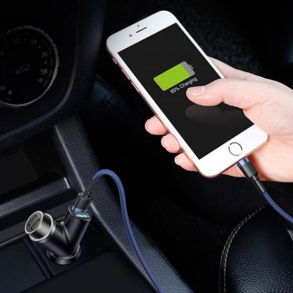 Baseus Y type с разветвителем 2xUSB в Ташкенте - фото
