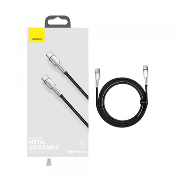 Baseus Cafule Series (USB-C-USB-C) 100W 2m Black в Ташкенте - фото