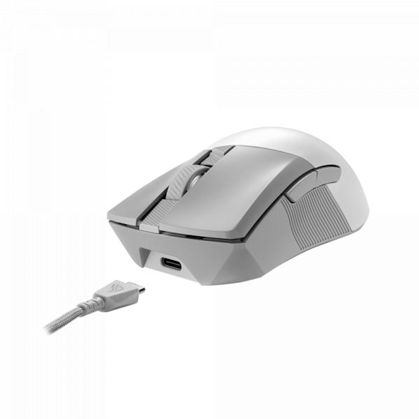 ASUS ROG Gladius III AimPoint Moonlight White Toshkentda - fotosurat
