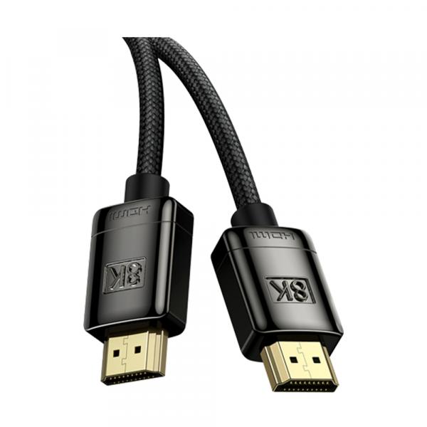 Baseus HDMI 8K 60Hz High Definition (Zinc alloy) 1m Black в Ташкенте - фото