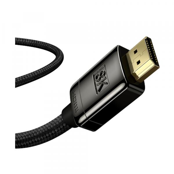 Baseus HDMI 8K 60Hz High Definition (Zinc alloy) 1m Black в Ташкенте - фото