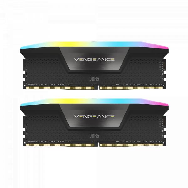 Corsair VENGEANCE RGB 96GB (2x48GB) DDR5/5600MHz C40 Black в Ташкенте - фото