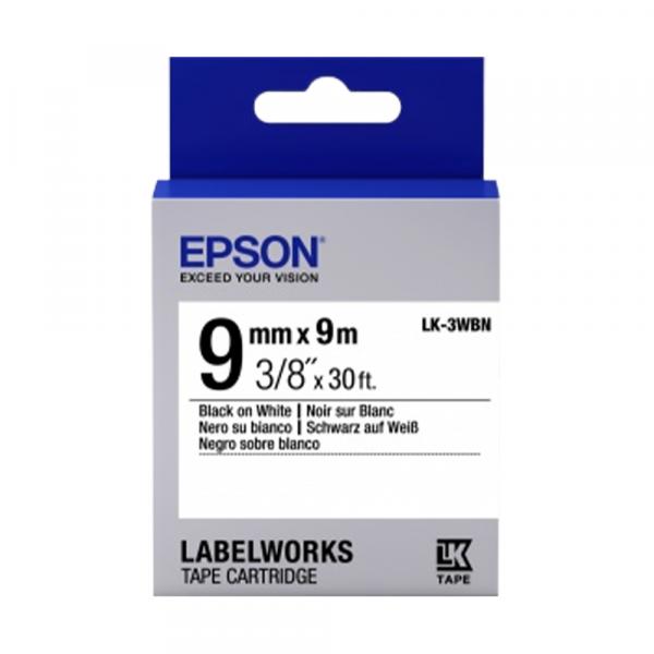 Epson Лента LK3WBN White-Black 9mm/9m в Ташкенте - фото