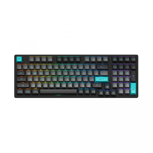 AKKO 3098B RGB Black&Cyan [CS Jelly White] в Ташкенте - фото