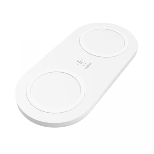 Belkin Dual Pads Wireless Charging Qi 15W White Toshkentda - fotosurat