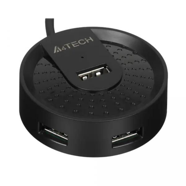 A4Tech HUB-20 / 4-Port / USB 2.0 Black в Ташкенте - фото