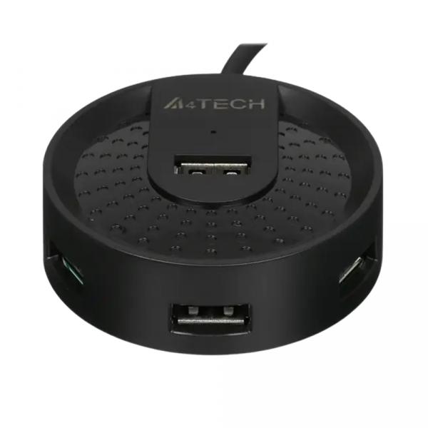 A4Tech HUB-20 / 4-Port / USB 2.0 Black в Ташкенте - фото