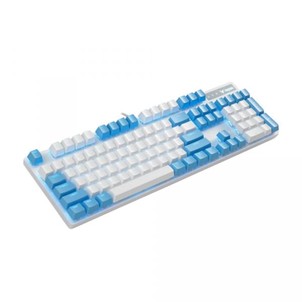 Rapoo V500 Pro White Cerulean [Blue Switch] Toshkentda - fotosurat