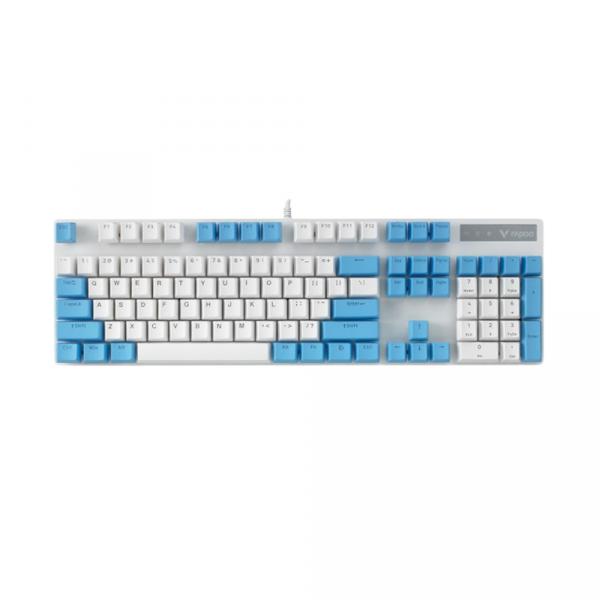 Rapoo V500 Pro White Cerulean [Blue Switch] Toshkentda - fotosurat