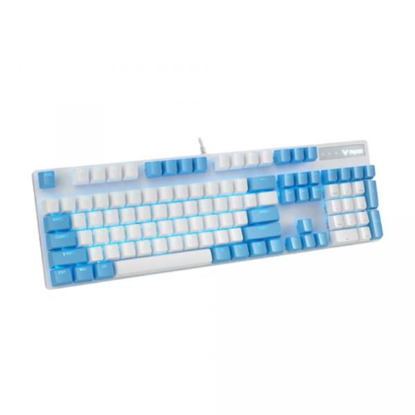 Rapoo V500 Pro White Cerulean [Blue Switch] Toshkentda - fotosurat
