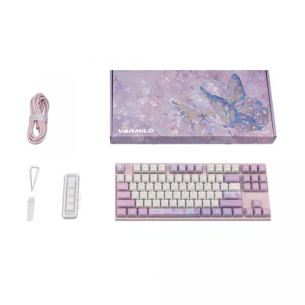 Varmilo VEM87 Dreams On Board [EC V2 Sakura] / UA в Ташкенте - фото