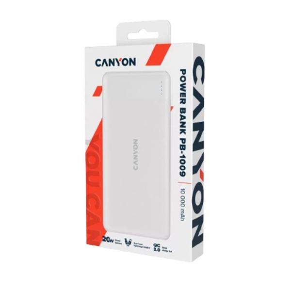 Canyon PB-109 10000mAh White в Ташкенте - фото