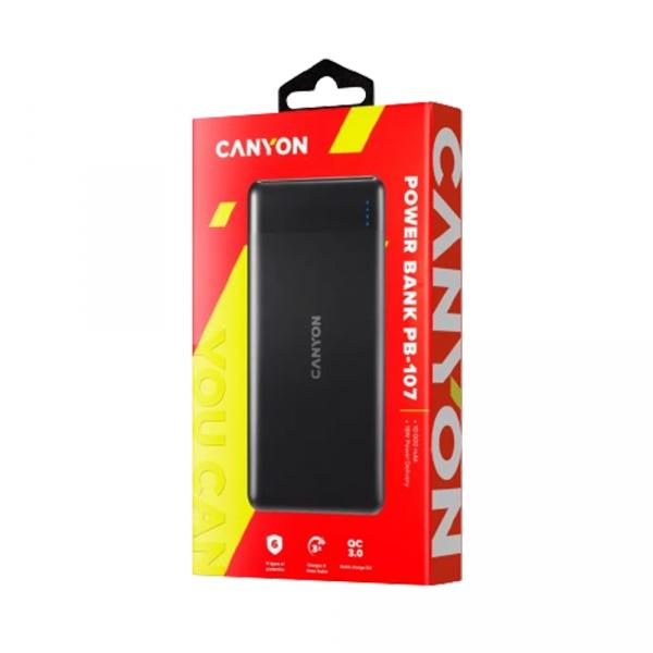 Canyon PB-107 10000mAh Black в Ташкенте - фото