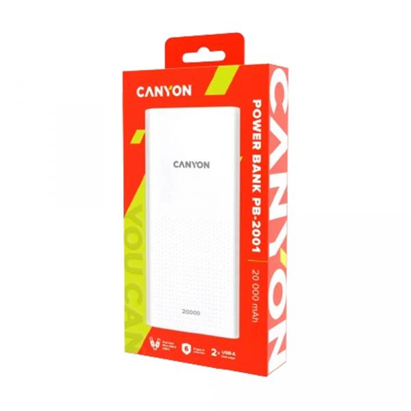 Canyon PB-2001 20000mAh White в Ташкенте - фото