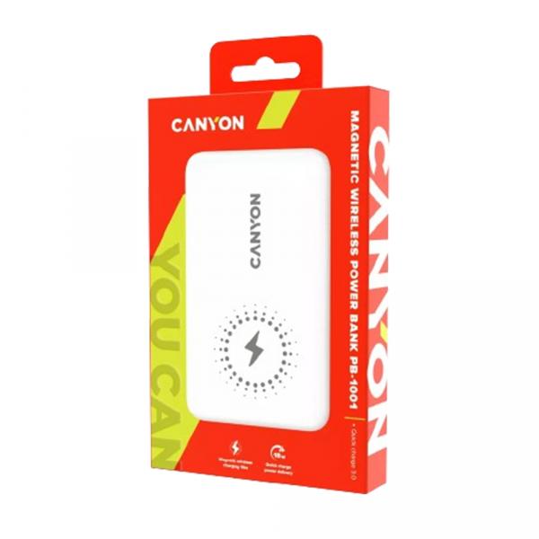 Canyon PB-1001 10000mAh White в Ташкенте - фото