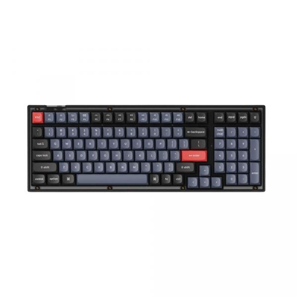 Keychron V5 QMK RGB [K Pro Red] HotSwap Frosted Black в Ташкенте - фото