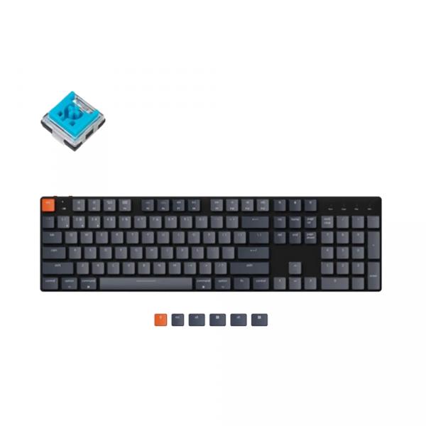 Keychron K5 SE Ultra-Slim [Optical Blue] HotSwap White LED Black в Ташкенте - фото