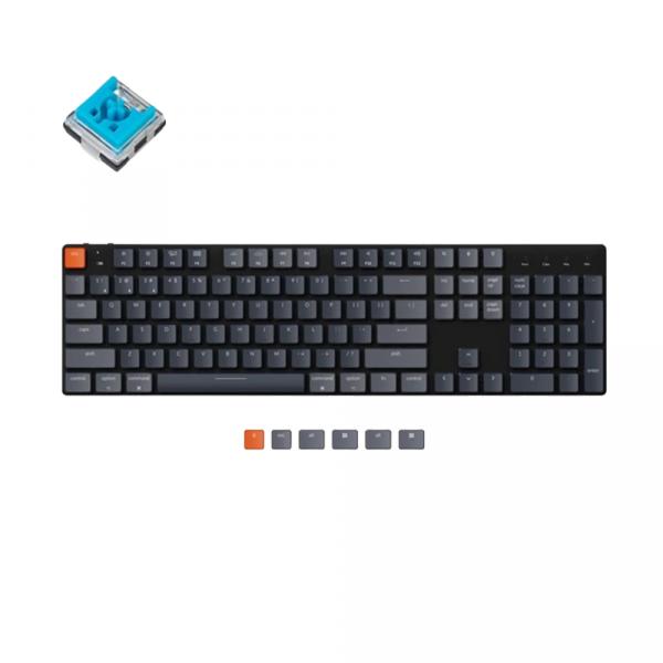 Keychron K5 SE Ultra-Slim [Optical Blue] HotSwap RGB Black в Ташкенте - фото