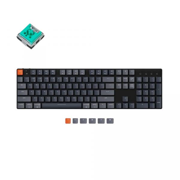 Keychron K5 SE Ultra-Slim [Optical Mint] HotSwap RGB Black в Ташкенте - фото