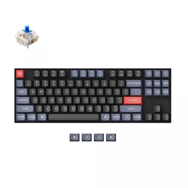 Keychron K8 Pro [Gateron G Pro Blue] HotSwap White LED Black в Ташкенте - фото
