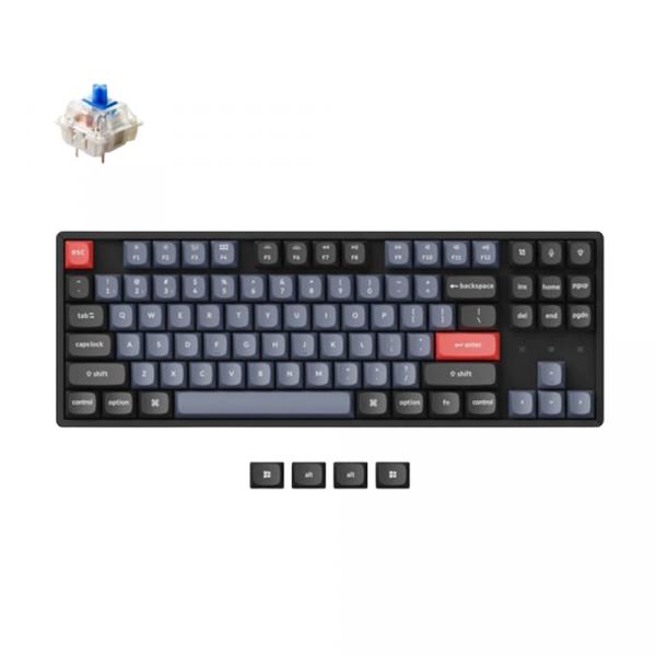Keychron K8 Pro [Gateron G Pro Blue] HotSwap Aluminum Frame RGB Black в Ташкенте - фото
